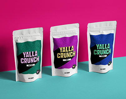 Branding & Packaging, Yalla Crunch