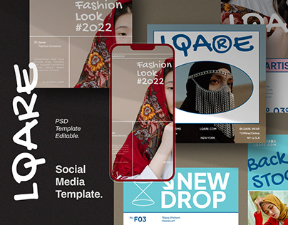 LQARE - Brand Social Media Kit