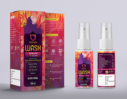 Packaging Design - Womelle Wash