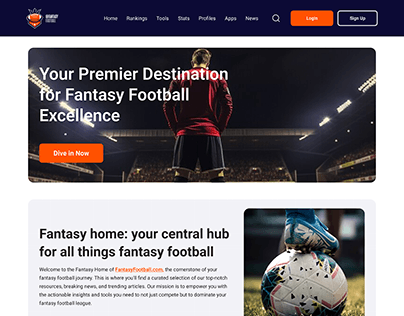 Fantasy football website