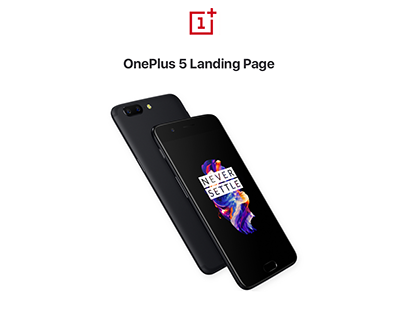 Landing Page for OnePlus5 Moscow