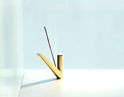 Foxtail incense holder