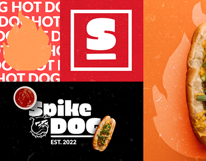 Spikedog - Hot Dogs Branding
