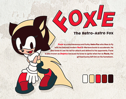 Foxie - The Retro-Astro Fox