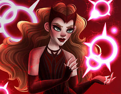 Scarlet Witch | Wanda Maximoff | illustrations