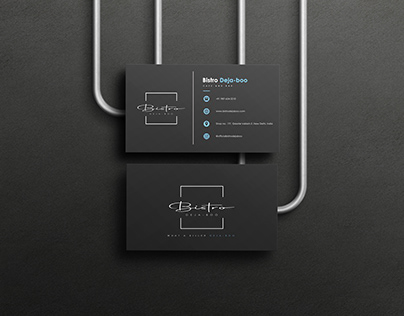 Business Card Design For Bistro Deja-boo