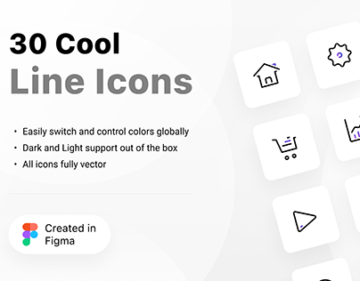 30 Cool Line Icons