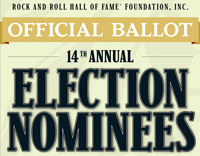 2015 Rock and Roll Hall of Fame Nominees Ballot