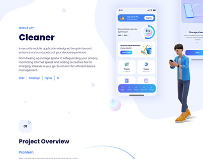 Cleaner Mobile App Design