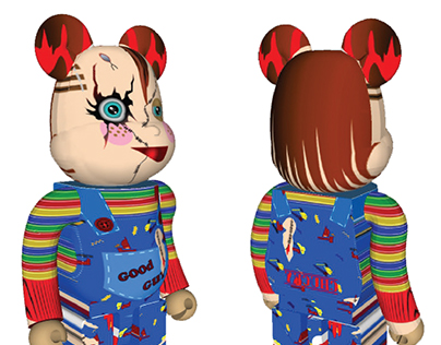 Character Design (BEARBRICK with CHUCKY)