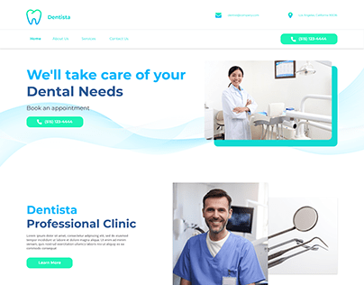Dentista Clinic Web Design