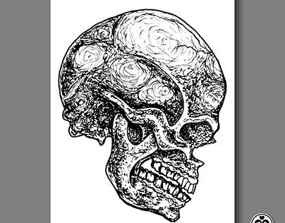 Project thumbnail - Skull in Profile