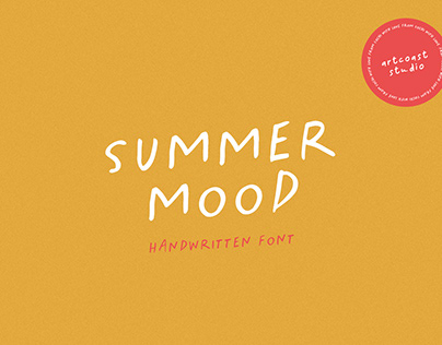 Summer Mood - Handwritten Font