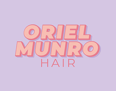 Oriel Munro Hair Branding