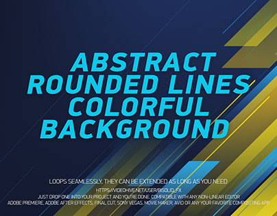 Abstract Lines Colorful Background