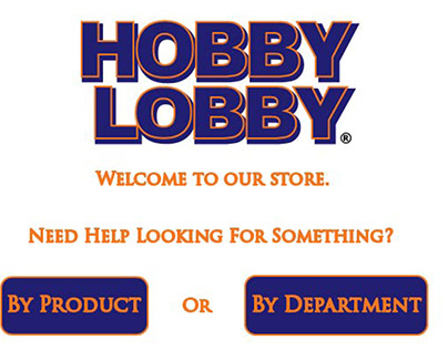 Hobby Lobby Interactive Location Kiosk