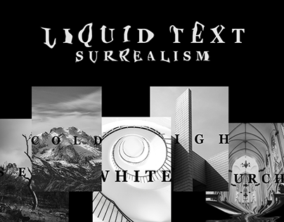 Liquid Text Effect - Surrealism