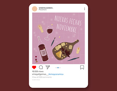 Carátula de Noviembre | Vino y Cerámica