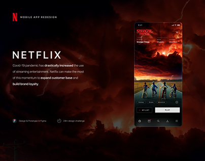 Netflix Mobile App Redesign
