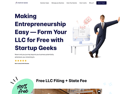 Startup Geeks | Landing Page