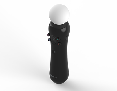 Sony PlayStation Move Controller Render