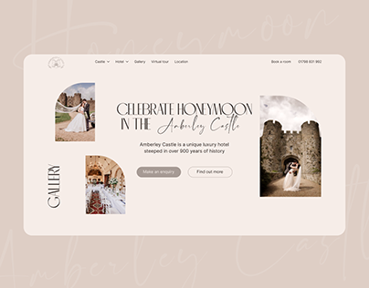 Wedding and honeymoon in a castle (Landing page)