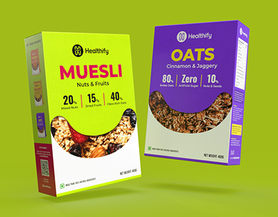 Packaging Design for Healthify Cereals- Concept