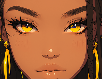 Gold Eye Angel