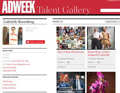 Gabrielle Rosenberg Stylist-Adweek Featured Talent