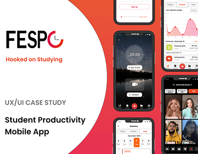 UX/UI Case Study - Student Productivity Mobile App