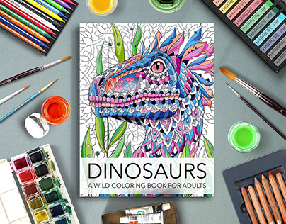 Coloring Book "Fantastic Dinosaurs"