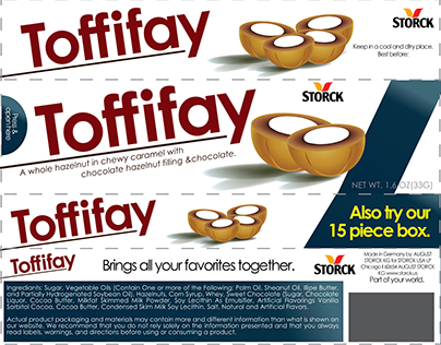 Toffifay new package concept (School project)