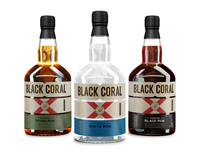 Label Design - Black Coral