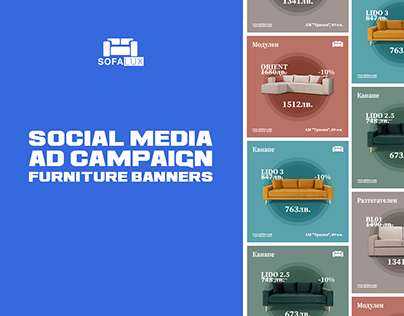 Furniture Ad Campaign Social Media Posters
