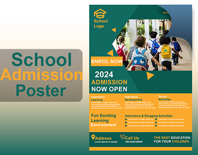 Schools Admission Poster