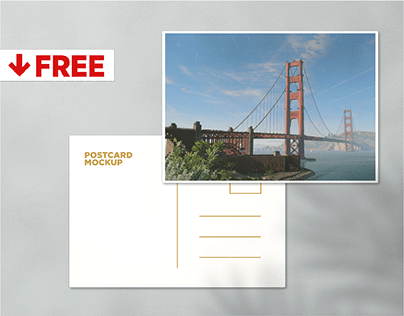 FREE Postcard Mockup