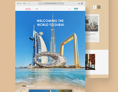 Web Design dubai tourism