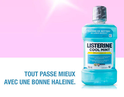 Campagne publicitaire Listerine - Concept 2022