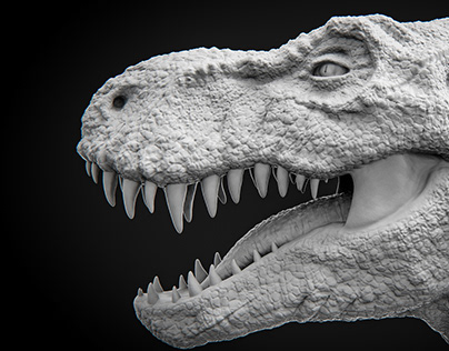 The first T-Rex model in Zbrush