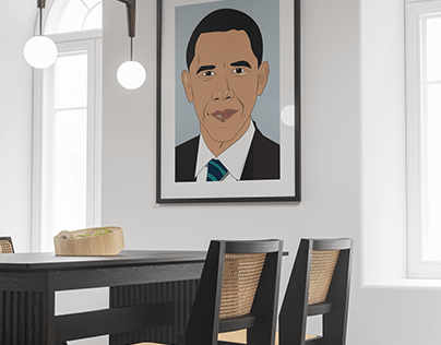 Portrait de Barack Obama