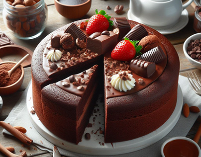 Indulge in Decadence: Homemade Chocolate Cake