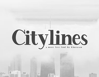 Citylines Font free for commercial use