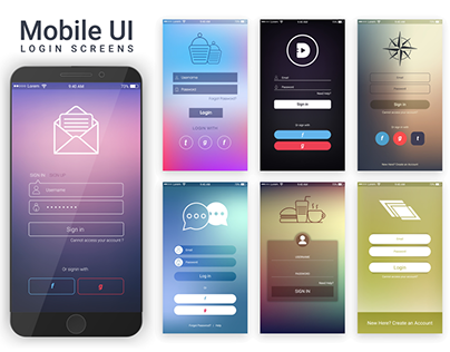 Mobile UI Login