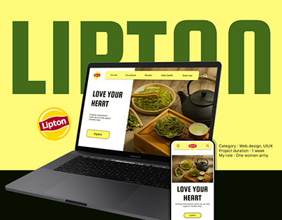 Lipton - Website Redesign