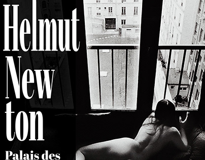 Affiche exposition « Helmut Newton »