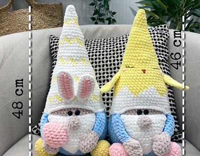 Crochet PDF patterns. Easter Gnomes.