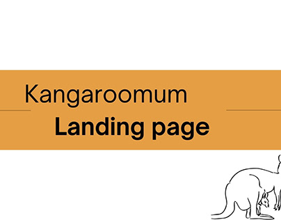Kangaroomum Landing page