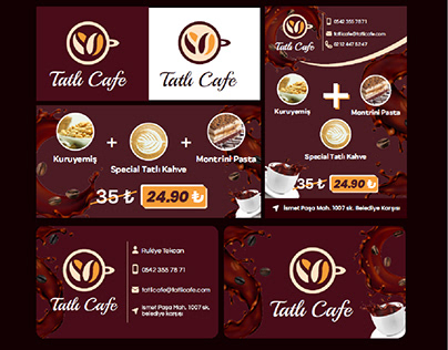 Kahve Tasarım Set