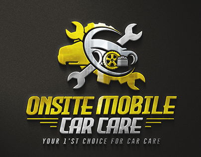 Onsite mobile car care Logo for a Car Servicing Company