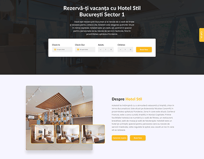 Hotel Stil website Design
